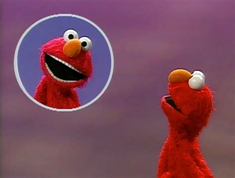 elmo with teeth meme.